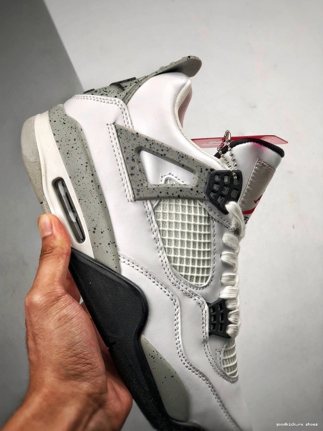 Cheap Cement OG Jordan White 840606-192 (nike) Air 4 0718
